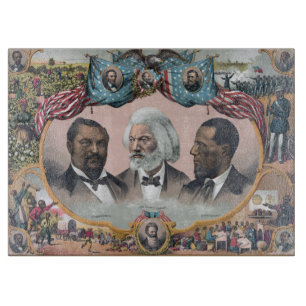 Fr3d3rick Bailey Douglass mit Black Abolitionist Schneidebrett