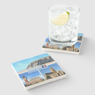 FR Calais - Cap Blanc Nez - Hotel de Ville - Steinuntersetzer