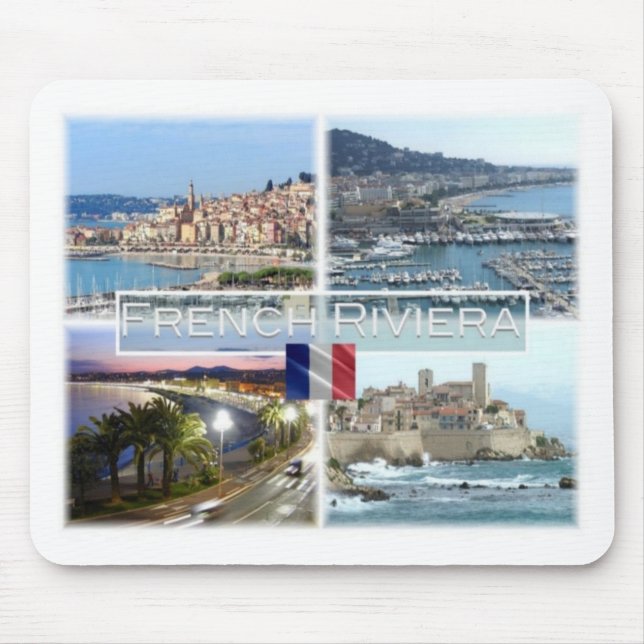 FR Frankreich - Côte d'Azur - Cô te d'Azur Mousepad (Vorne)