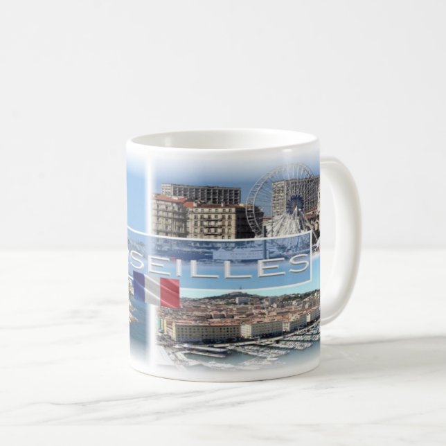 FR Frankreich - Marseille - Kaffeetasse (VorderseiteRechts)
