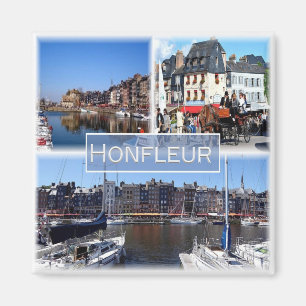 FR - Frankreich - Normandie - Honfleur - Hafen - Magnet