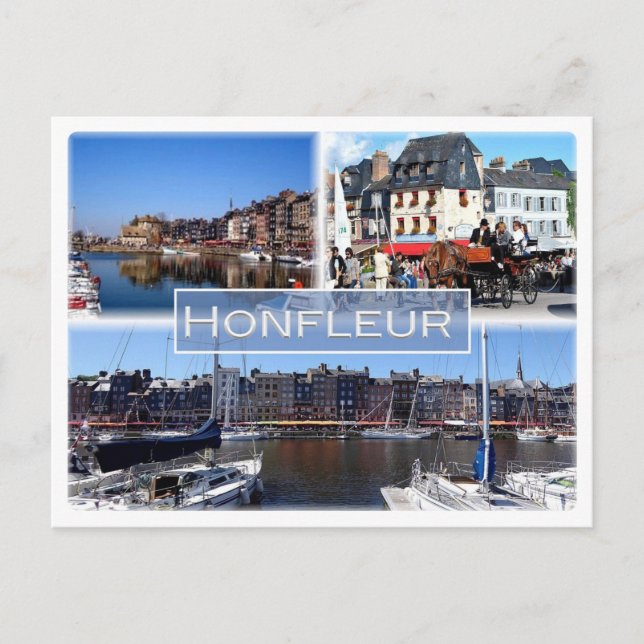FR Frankreich - Normandie - Honfleur - Postkarte (Vorderseite)