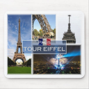 FR Frankreich - Paris - Der Eiffelturm - Mousepad