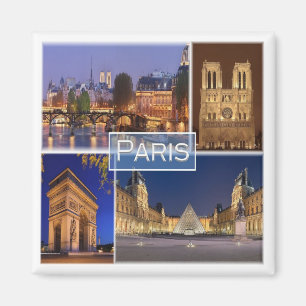 FR * Frankreich - Paris Magnet