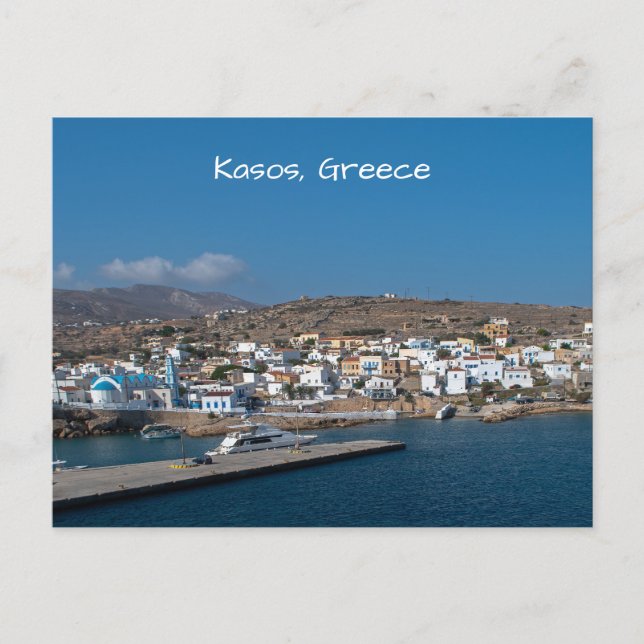 Fr, Kasos Griechische Insel Postkarte (Vorderseite)