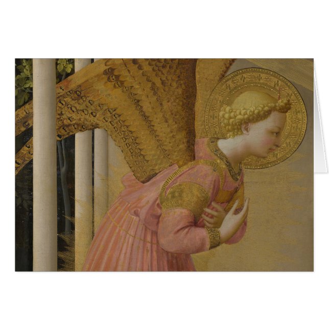 Fra Angelico Annunciation angel CC0817 Card (Vorderseite (Horizontal))