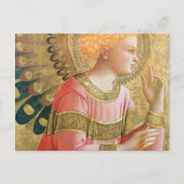 Fra Angelico - Archangel Gabriel Annunciate Postkarte (Vorderseite)