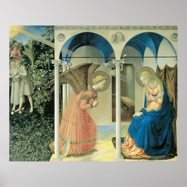 Fra Angelico - Das Ankündigungsposter Poster (Vorne)