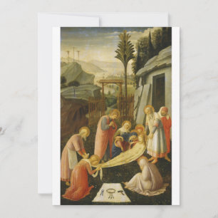 Fra Angelico - Das Entombment Christi Einladung