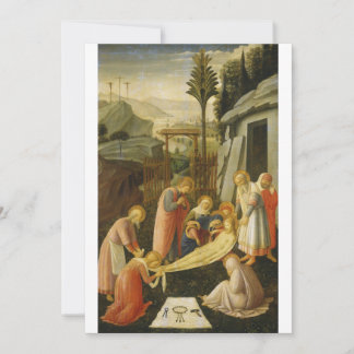 Fra Angelico - Das Entombment Christi Einladung