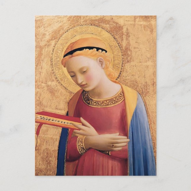 Fra Angelico - Jungfrau Mary Annunciate Postkarte (Vorderseite)
