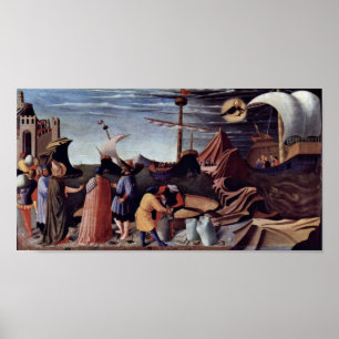 Fra Angelico - retten Sie die Seeleute Poster