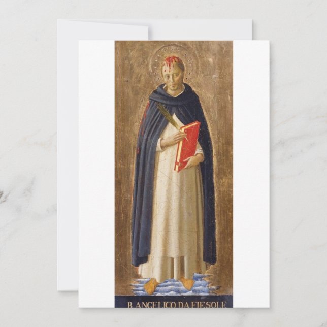 Fra Angelico - Saint Peter Martyr Einladung (Vorderseite)