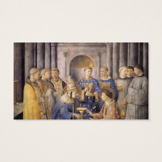 Fra Angelico- St. Peter Consacrates St. Lawrence (Rückseite)