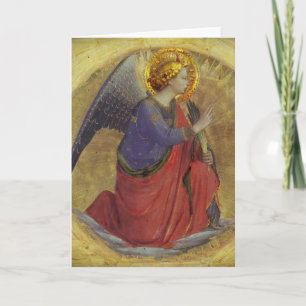 Fra Angelico's Engel der Annunziation Feiertagskarte