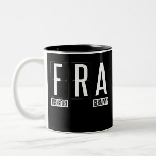 FRA - Frankfurt-Flughafen - Zweifarbige Tasse