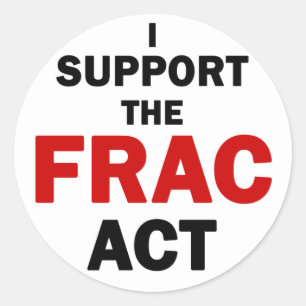 FRAC Act Stickers (weiß)