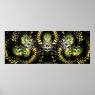 Fracamaska Fractal Poster