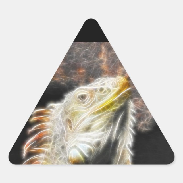Fracguana Dreieckiger Aufkleber (Vorderseite)
