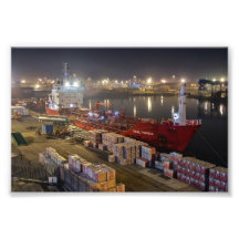 Fracht Schiff Rikke Theresa im Hafen von Hull