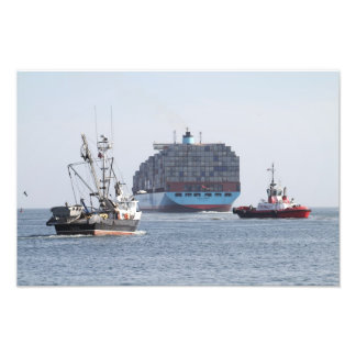 Frachtschiff Fotodruck