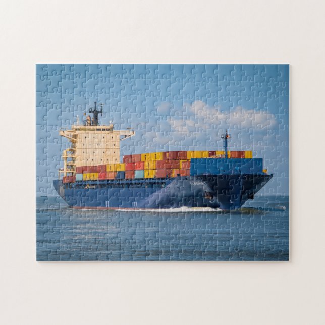 Frachtschiff Puzzle (Horizontal)