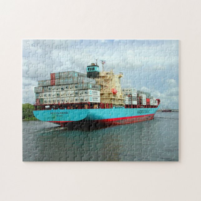 Frachtschiff Puzzle (Horizontal)