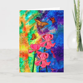 Frack-Anziehungskraft-Gruß-Karte Karte