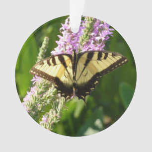 Frack Butterfly auf Lila Wildblumen Ornament