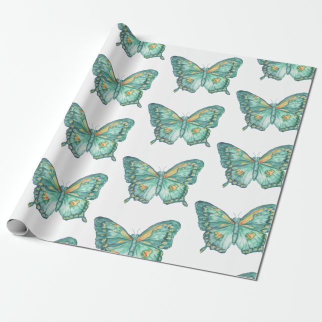 Frack Butterfly Design auf Packpapier (Ungerollt)