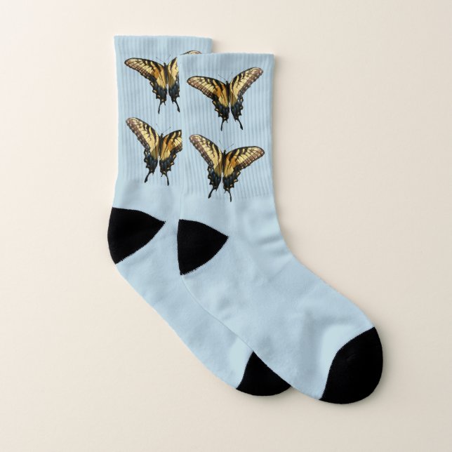 Frack Butterfly III Schönes farbiges Foto Socken (Paar)