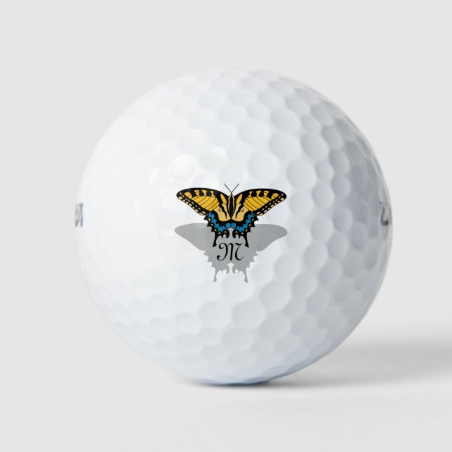 Frack Butterfly Monogramm Golfball (Vorderseite)