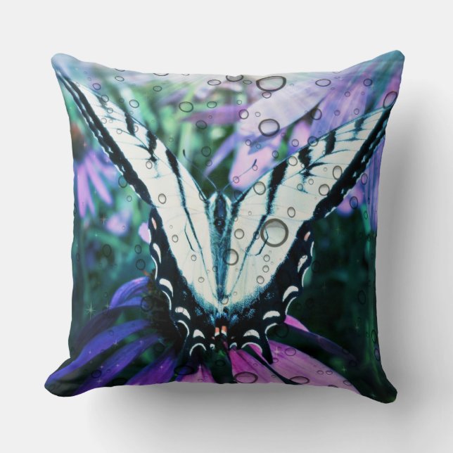 Frack Butterfly Throw Kissen (Vorderseite)