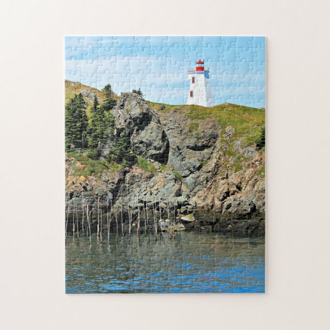 Frack Lighthouse Grand Manan Jigsaw Puzzle (Vertikal)
