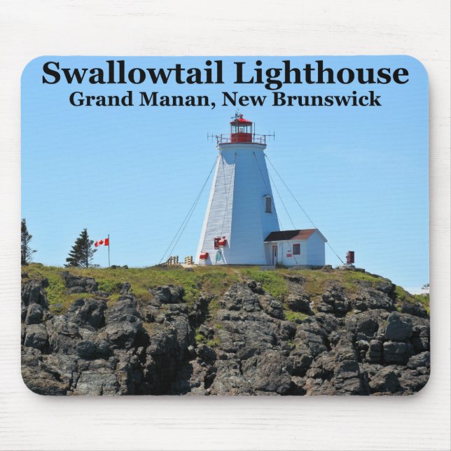 Frack Lighthouse, Grand Manan, N.B. Mousepad (Vorne)