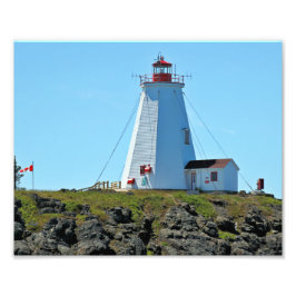 Frack Lighthouse Grand Manan NB Foto drucken