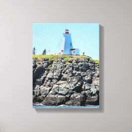 Frack Lighthouse Grand Manan Wrapped Canvas Leinwanddruck