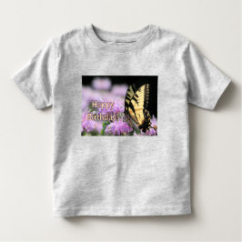 Frack Schmetterling Geburtstagswünsche Kleinkind T-shirt