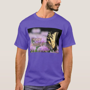 Frack Schmetterling Geburtstagswünsche T-Shirt