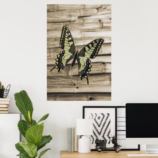 Frack-Schmetterling Poster (Heimbüro)