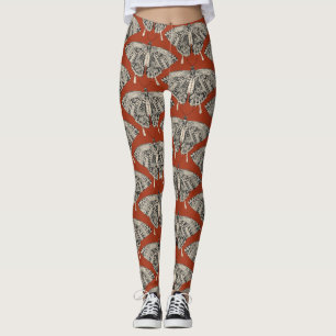 Frack Schmetterling Terracotta Leggings