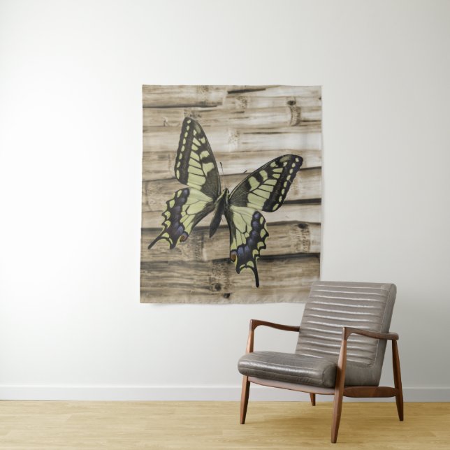 Frack-Schmetterling Wandteppich (Beispiel)