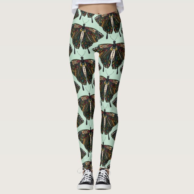 Frack-Schmetterlingminze Leggings (Vorderseite)