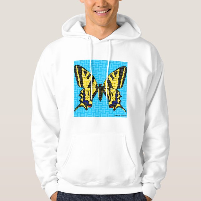 Frack (weiß) - Männergedecktes Sweatshirt (Vorderseite)