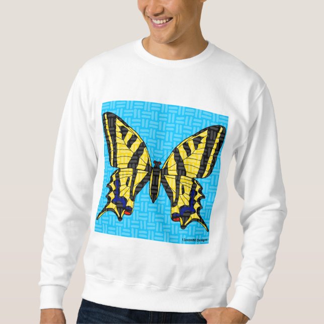 Frack (weiß) - MännerSweatshirt Sweatshirt (Vorderseite)