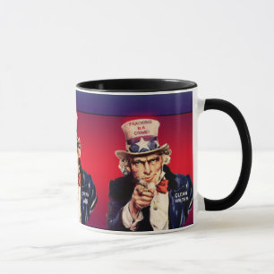 "Fracking ist ein Verbrechen-" Tasse