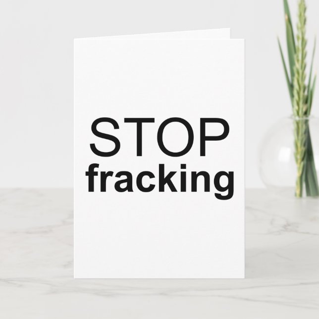 Fracking Karte (Vorderseite)