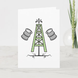 Fracking Oil Rig Karte