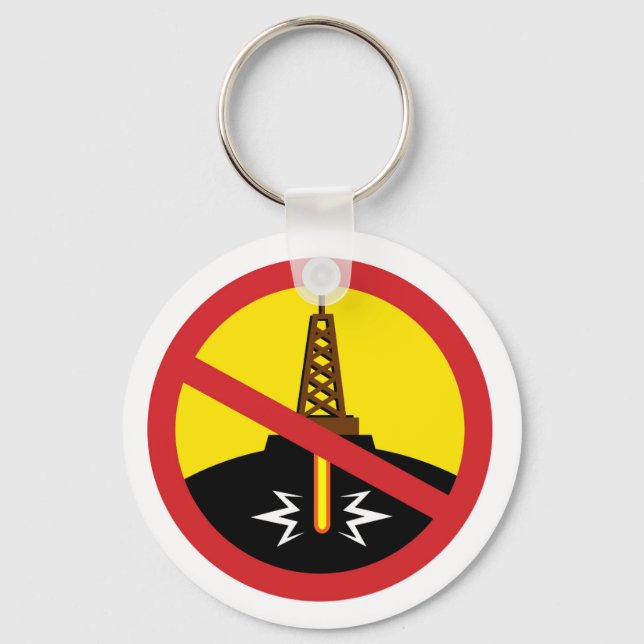 Fracking Schlüsselanhänger (Vorderseite)
