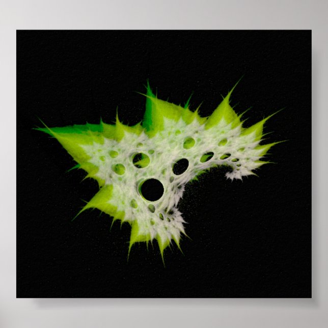 Fract~Pflanze Poster